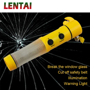 LENTAI 1PC Auto drošības āmuru, Auto evakuācijas rīku LED Optiskā Par Citroen C4, C5 Ford kugas Audi A4 B6 B7 B8 A3 A6 C6 Q5 Peugeot 207
