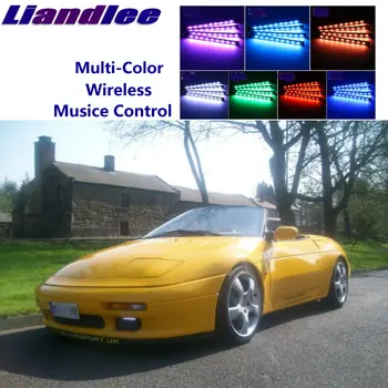 Liandlee Auto Neona Krāsa Mainās, ņemot vērā Atmibient Iekšā Footwell Gaismu KIA Elan