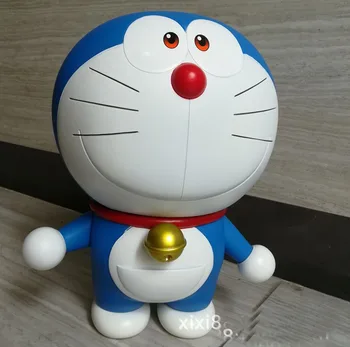 Lielajam 80 gadu Jubileju 25cm Kawaii Doraemon PVC Rīcības Attēls Modeļa Rotaļlietu Kolekciju Lelles Dzimšanas dienas Dāvanas