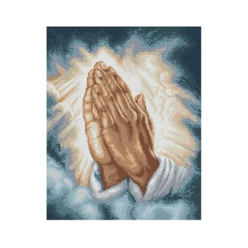 Lūgšanu DIY Mākslas Modelis krustdūrienu Izšuvumi DMC 11CT Auduma, Adatu, Diegu Komplektus Rokdarbi Viegli Iesācējiem