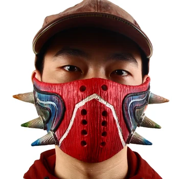 Majora ' s Mask Lateksa Izgatavots Halloween Masku Puse Tērpu Aksesuāri Spēli Cosplay Lateksa Aksesuāri