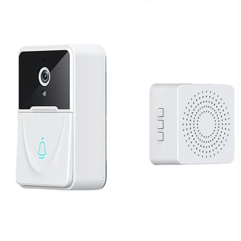 Mazumtirdzniecības Smart Bezvadu Video Durvju Saprātīga Vizuālo Durvju HD Nakts Redzamības Wifi Uzlādējams Drošības Durvju Mājas