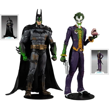 McFarlane Rotaļlietas DC Multiverse 7 collu Betmena Arkham Patvērumu un Joker (Variants) Rīcības Attēls Modelis Kolekcijas Rotaļlietas Dzimšanas dienas Dāvana