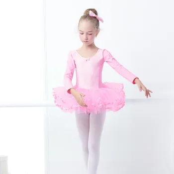 Meiteņu Rozā Baleta Kleitu Profesionālās Gulbju Ezers Baleta Kostīms Bērniem Mežģīnes Baleta Deju Kleitu Dejas Drēbes Princess Tutu Svārki