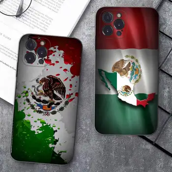 Meksikas Karoga Tālrunis Lietā Par iPhone 13 Pro MAX 14 11 12 Mini X XS XR 6 7 8 Plus SE 