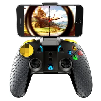 Mobilo Spēļu Kontrolleris Bezvadu Bluetooth 4.0 Gamepad Kursorsviru ar Stiept Statīva Turētājs PUBG IOS/Android Viedtālrunis TV PC