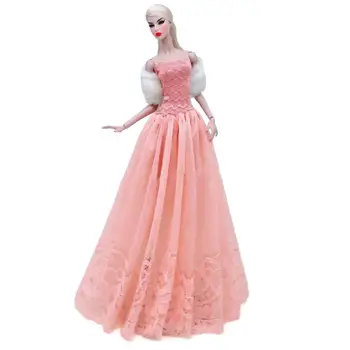 Modes Orange Pie Pleca Princese Kleita 1/6 BJD Apģērbu Barbie Lelle Drēbes, Uzstādīt Tērpiem Puse Kleita 30cm Lelles, Aksesuāri