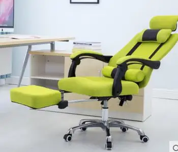 Mājas biroja datora krēsla personāla vadībā. Acs auduma ergonomisko krēslu. Celšanas rotācija.