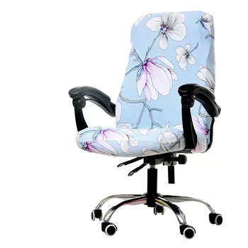 Mūsdienu Datora Krēsla Aptver 60-70cm Krēslu Atpakaļ Vidēja Lieluma Stiepuma Elastīgs Biroja Krēsla Pārsegs Mazgājams Noņemama Slipcovers
