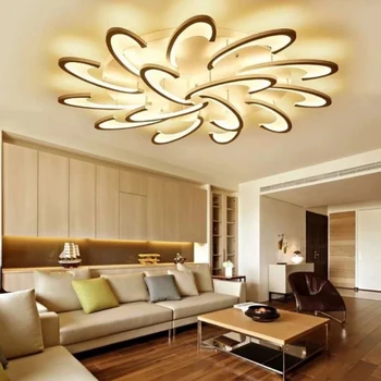 Mūsdienu LED griestu gaismas dzīvojamā istaba guļamistaba lustras apgaismojums eju gaismas restorāns griestu gaismas hotel radošās telpas apgaismojumu