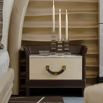 Mūsdienu Luksusa elegants stils galda hotel mūsdienu guļamistabas mēbeles stilu, naktsskapītis luksusa guļamistaba nakts tabula