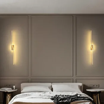 Mūsdienu vienkāršu LED sienas lampa uz augšu, uz leju, fona zemapmetuma Vannas istabas Spogulis gaismas viesistabas kumodes foajē koridora Sienas lampas