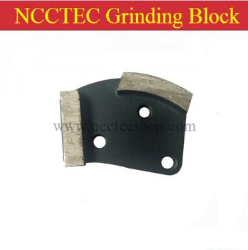 NCCTEC Slīpēšanas Bloki ar 2 dimanta Segmenti BEZMAKSAS piegāde | metāla obligāciju betona slīpēšanai, polsteri, apavi, instrumenti,