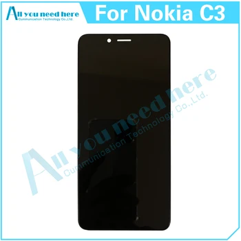Nokia C3, LCD Displejs, Touch Screen Digitizer Montāža Nomaiņa