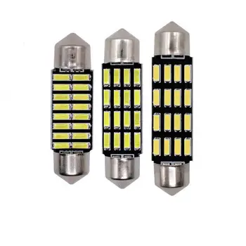 [ Noskaidrošanas Pārdošanas ] 36/39/41mm LED Spuldzes Spilgti dubultā norādīja galda lampas 5W Super Spilgti 4014 16SMD Interjera Doom Lampas