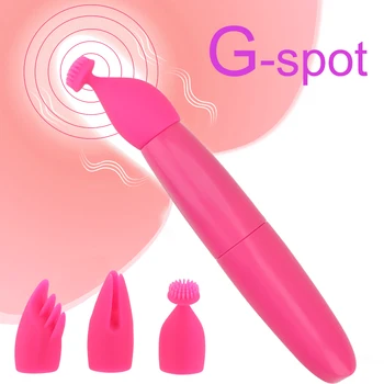 OLO G-Spot Vibrators 3 Kulminācija Galvas Maksts Massager Dzelksnis Licking Vibrējošais Nūjas Seksa Rotaļlietas Sievietēm Krūts Klitora Stimulators