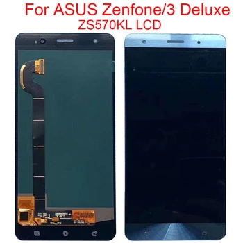 Original LCD ASUS Zenfone 3 Deluxe ZS570KL Z016D Z016S Displejs Premium Kvalitātes Touch Screen Rezerves Daļas Telefoni Remonts