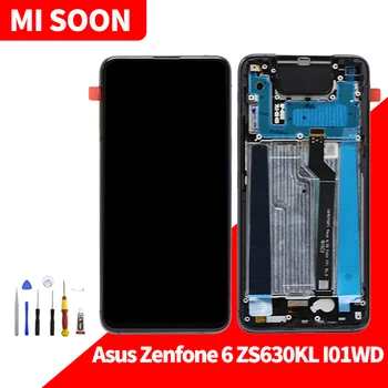 Oriģināls Par Asus Zenfone 6 ZS630KL I01WD LCD Displejs, Touch Screen Digitizer Montāža Asus Zenfone 6 ZS630KL Lcd ekrāns