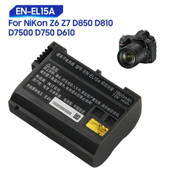 Oriģinālā Rezerves Akumulatoru Nikon D850 D810 D7500 D750 D610 Z6 Z7 D500 D7200 D7000 LV-EL15A Uzlādējams Kameru Baterijas