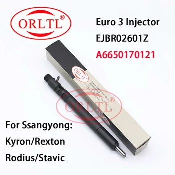 ORLTL EJBR02601Z Common Rail-Sprausla A6650170121 Par Delfi Ssangyong Rexton / Kyron / Rodius / Stavic Euro 3 Sprauslu ejbr02601z