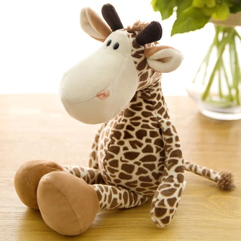 par 25cm cute karikatūra žirafe plīša rotaļlietu, mīksto lelle bērnu rotaļu Ziemassvētku dāvanu w2031