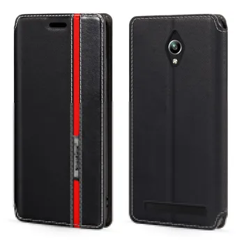 Par Asus Zenfone Iet ZC500TG Gadījumā Modes Multicolor Magnētisko Slēgšanu, Āda Flip Case Cover ar Kartes Turētāju, 5.0 collas