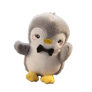 Pingvīns Plīša Keychain Augstas Imitācijas Mīkstu PP Kokvilnas Maisiņā, Apdares tauriņu Plīša Lelle Pingvīns Kulons Keyring Bērniem