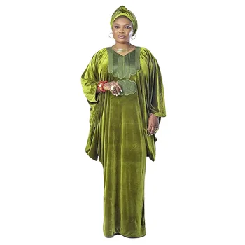 Plus Lieluma Apģērbu, kas paredzēts Sievietēm Āfrikas Kleitas Sievietēm Dashiki Ir 2021. Āfrikas Sieviešu Vasaras Zaļā Kleita Āfrikas Drēbes