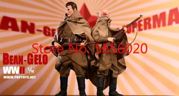 POPTOYS BGS019 Pupiņu Gelo otrā pasaules KARA PSRS Sociālistiskās Karavīri Kyle & Victor 1/12 Galvas Skulptūru Drēbes Uzvalku Kolekcionējamus Rīcības Attēls