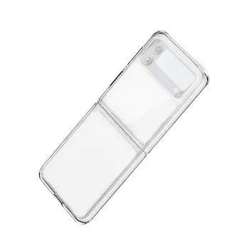 Priekšējā Atpakaļ Aizsardzības Lieta Vāks Samsungs Z-Flip 3 Triecienizturīgs Akrila Caurspīdīgs Telefonu Gadījumos, Uz Samsungs Z-Flip 3