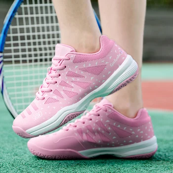 Profesionālo badmintona apavi, Vīriešu, sieviešu ērti sporta apavi Volejbola tenisa kurpes Elpojošs badmintons coach36-45