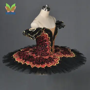 Profesionālā baleta tutus tutu svārki meiteni Gulbju ezers kostīmi balerīna deju tutu Sieviešu klasiskā baleta kleitu