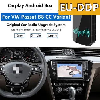 Radio Carplay uzlabot Android Auto Audio Par Volkswagen VW Passat B8 CC Variants 2015 - 2020 Apple Automašīnu Multimediju Atskaņotājs, GPS vienības