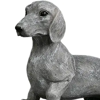 Radošā Suņa Skulptūra Amatniecības Dzīvnieku Statuja Statuetes Suns Statuja, par Dārzu, Guļamistaba Dekori Ornaments