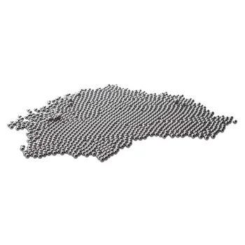 Remonts, Velosipēdu 3,5 mm diametrs Sudraba Toņu Nerūsējošā Tērauda Lodīšu gultņi, 1100 gab