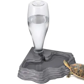 Rāpuļu Ūdens Padevē Automātiskā Ūdens Padeves Barošanas Tvertnes Rīks Tortoises Gekons Ķirzaka