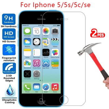 rūdīta stikla screen protector for iphone 5s 5c se, 5 s e c lietu vāku uz i tālrunis s5 c5 es aizsardzības coque soma iphone5 iphone5s