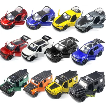 Sakausējuma Auto Modelis Lējumiem Simulācijas Metāla Rotaļlieta, bezceļu Transportlīdzekļi, Automašīnas Modeli, Skaņas, Gaismas Savākšanas Bērnu Dāvanu 1:36