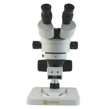 Saules SZM7045-B1 zoom 1:6.4 7X-45X Stereo Mikroskopu, Mobilo Tālruņu Remonts PCB Pārbaudes Lodēšanas Rūpniecības Mikroskopa