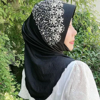 Saūda Arābijas Meitenēm, Cepures Instant Klp Wrap Hijabs Kāzu Līgavas Hijabi