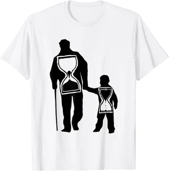 Sentimentāls, Tēvs, Vectētiņš Krekls Laiks Ir Vērtīga Dāvana T-Krekls S-3xl Vīriešu 100% Kokvilnas Gadījuma T-krekli Zaudēt Top Izmērs S-3XL