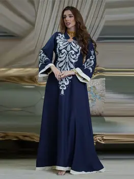 Sieviešu Kaftan Abaya Dubaija Ramadāna Eid Mubarak Drēbes Femme Garās Kleitas Par Lūgšanu Drēbes Arābu Turcija Islāmu Indijas Musulmaņu Kleita