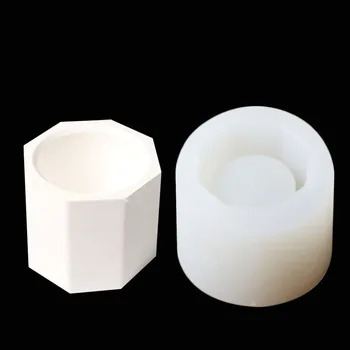 Silikona Puķu Pods Pelējuma 3D Sulīgs Cementa un Ģipša formu Ziepes Sveču liešana Pelējuma Keramikas Potted Augu Amatniecības Kūka Pelējuma