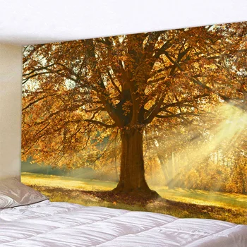Skaisto dabas ainavu iespiesti liels gobelēns lēti hipiju bohēmijas mandala sienu apdare sienu mākslas apdares 8 izmēri