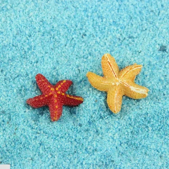 Sveķu Starfish Pasaku Dārzs Miniatūras Starfish Terārija Miniatūras Figūriņas Dārza Apdare, Miniatūra Pasaku Figūriņas 1 GAB.