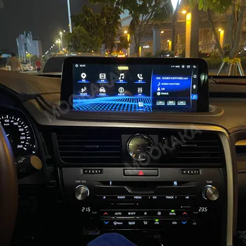 Tesla Ekrāna Carplay Par Lexus Rx RX200 RX350 RX450 2018-2021 Android Player, GPS Vienība, Auto Audio Stereo Radio Diktofons Kartes IPS