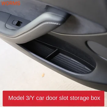 Tesla model3/Y durvju spraugas uzglabāšanas kaste TPE ūdensizturīgs krātuves pamatni, interjera aksesuāri, piederumi