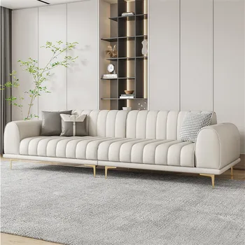 Tuya itālijas minimālisma pirmais līmenis pātagot uz leju, dīvāns dzīvojamā istabā lielums mūsdienu L-leņķa Princese combinati