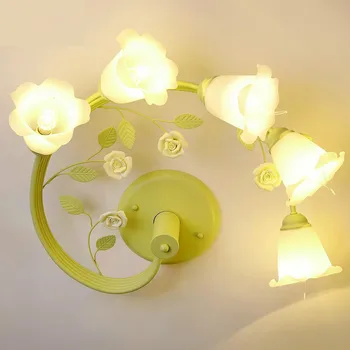 Uzdevums stila 3-5 gab. stikla ēnā Griestu Lampas ēdamistabas rom kāzu Led Rose Griestu Gaismas Guļamistaba, Dzīvojamā Istaba mazulis gaismas