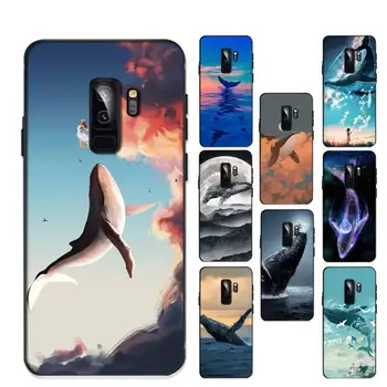 Vaļu Zivis, Viļņu Jūrā Tālrunis Case For Samsung Galaxy S 20lite S21 S21ULTRA s20 s20plus par S21plus 20UlTRA
